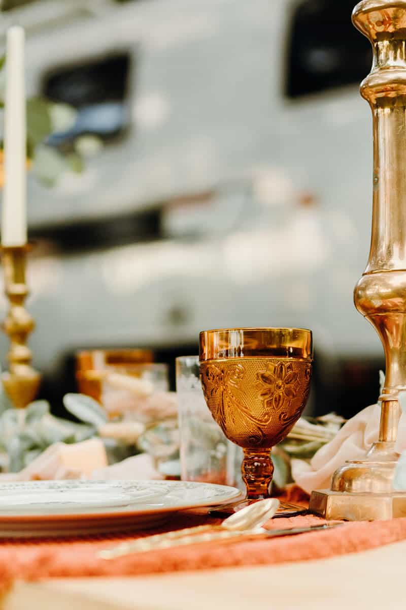 70s styled shoot decor and design by Tampa wedding planner Local Revival and photos by LD Creative Co